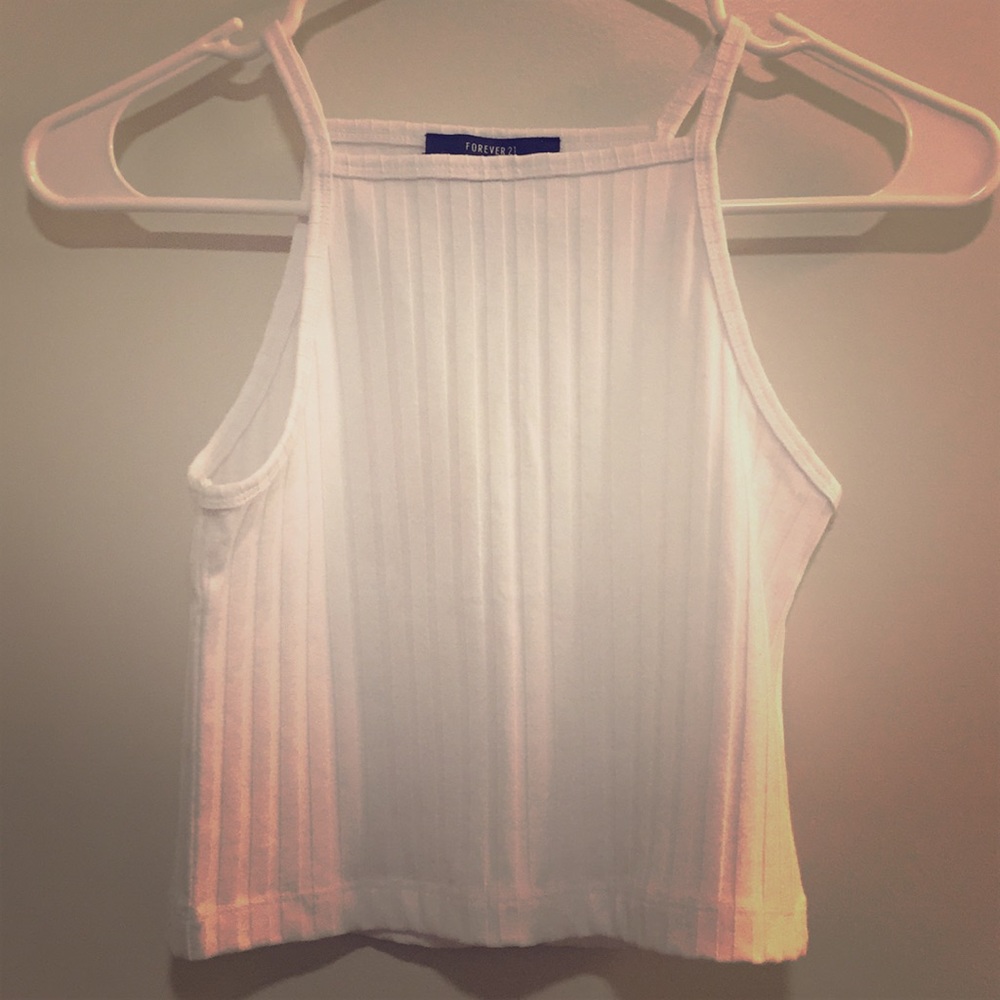 White Crop Top